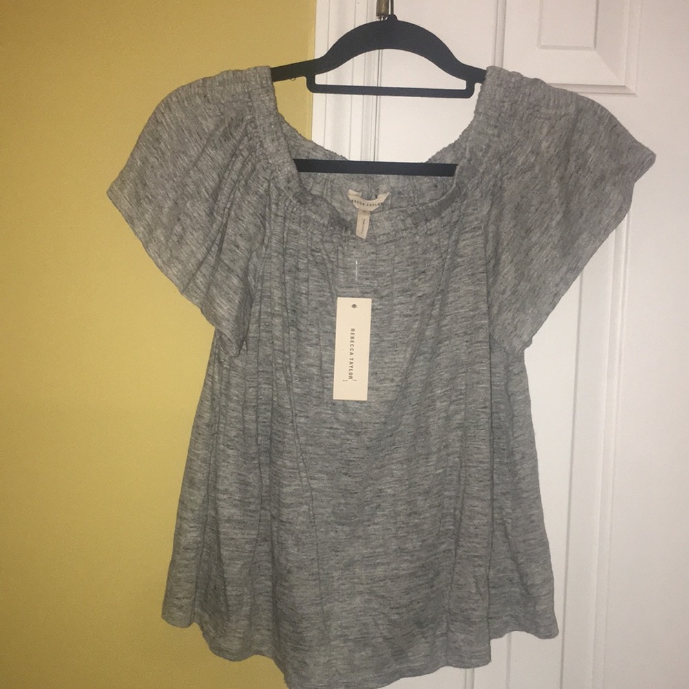 New Classic OS Linen Rebecca Taylor Tee